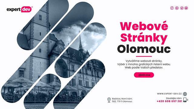 Tvorba webových stránek Olomouc - radnice Horní náměstí